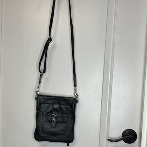 Coach Black Leather Crossbody Bag #301
